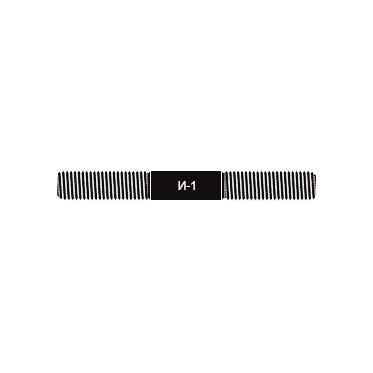Шпилька М6х300 ГОСТ 22042-76 сталь 12Х18Н10Т исполнение 1